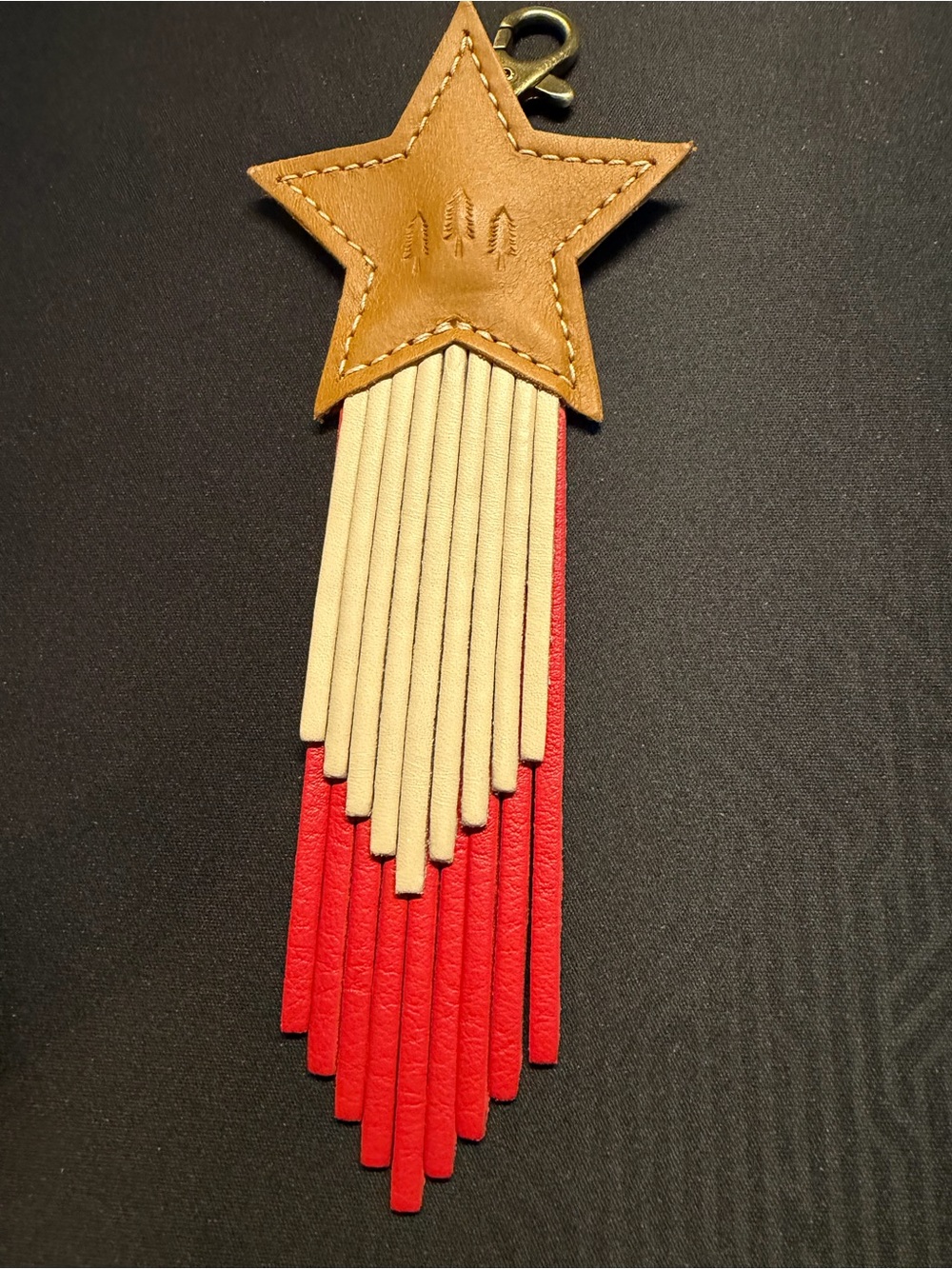 NEW Portland Leather Austin store excl. Star keychain bag charm. Discontinued.